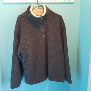 Men's Gray Fleece Sweatshirt